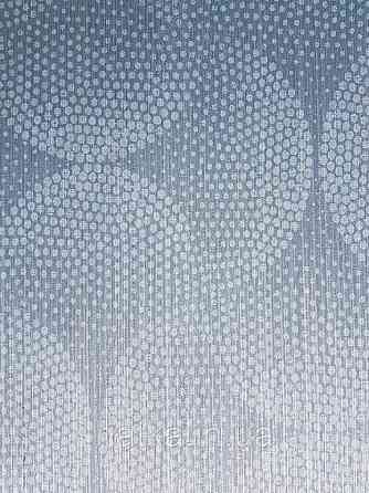 Шпалери вінілові на флізелін BN International 219744 Finesse геометрія коло півколо точки блакитні на синьому Київ