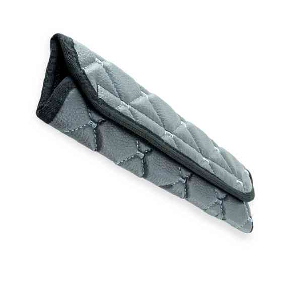 Чехол безопасности s кожзам серый, серый ромб ремня Мукачево