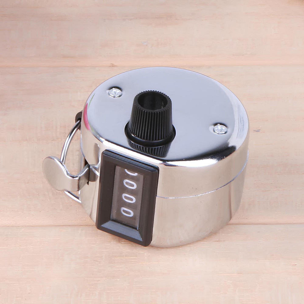 Механический ручной счётчик RESTEQ — металлический кликер-счётчик до 9999 щелчков для спорта, учёта и подсчёта действий Киев - изображение 6