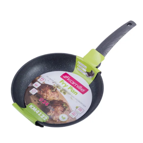 Сковорідка d24см алюміній а/п Black marble 4122 KAMILLE Житомир - фото 3