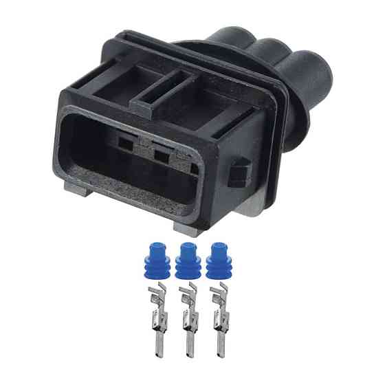 Роз'єм конектор 3-кон., 357 972 763, 1-962581-1, TE Германия, Франция, Германия Багато Audi, Bugatti, Porsche, Seat, Skoda, VW Київ