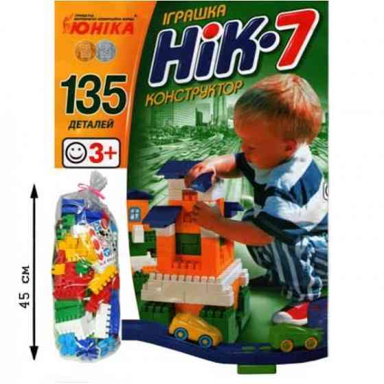 Детский конструктор НИК-7 70941, 135 больших деталей Винница