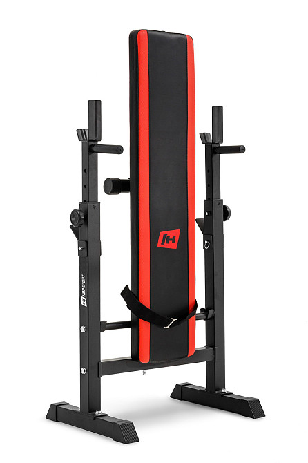 Набір Hop-Sport Premium 99кг з лавою HS-1080 та штангою Киев - изображение 5