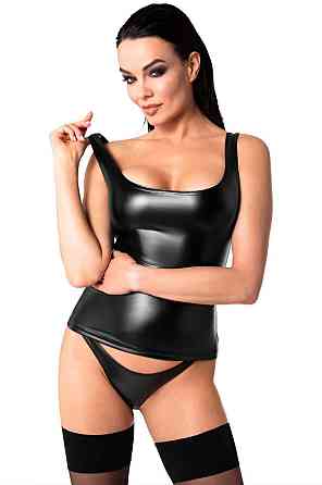 Топ Noir Handmade F346 Powerwetlook top - L Sex Aura Київ