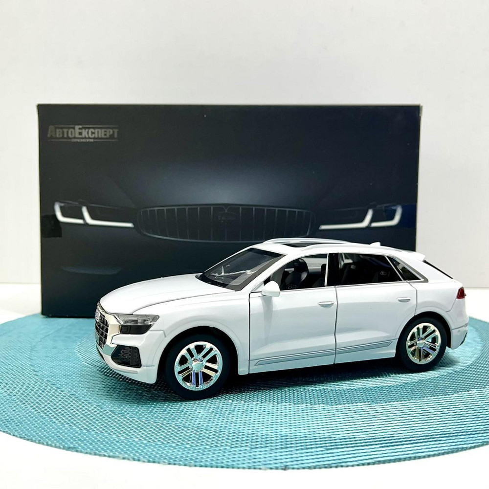 Машинка металева TK Union Group Audi Q8 відчиняються двері капот багажник масштаб 1:24 Біла (GT-5250) Чернигов - изображение 6