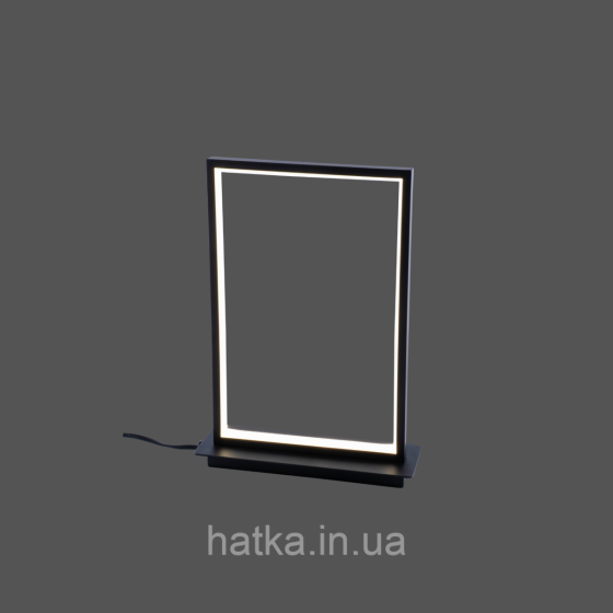 Настольная лампа светодиодная акриловая VALESO 22801TL BK черная Киев