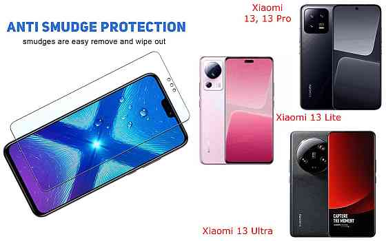 Захисне скло NeoGlass для Xiaomi 13, 13 Lite, 13 Pro, 13 Ultra – надпрозоре та стійке Київ