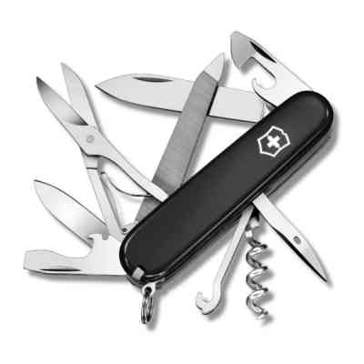 Нож Victorinox Mountaineer 91 мм Чорний (1.3743.3) Винница