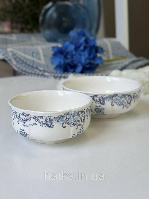 Салатник порцеляна вінтажний стиль 350 мл 12*6 см  "Grevelingen" 8030-506 для дому та ресторанів Київ - фото 2