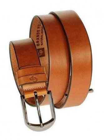 Чоловічий ремінь Grande Pelle 20094 Коричневий Київ