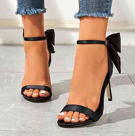 Босоножки с бантиком 24,5 см черный Киев