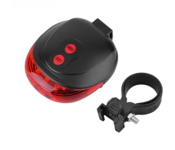 Фонарик Bailong велосипедный BL-118, 5 LED, питание 3*1.5