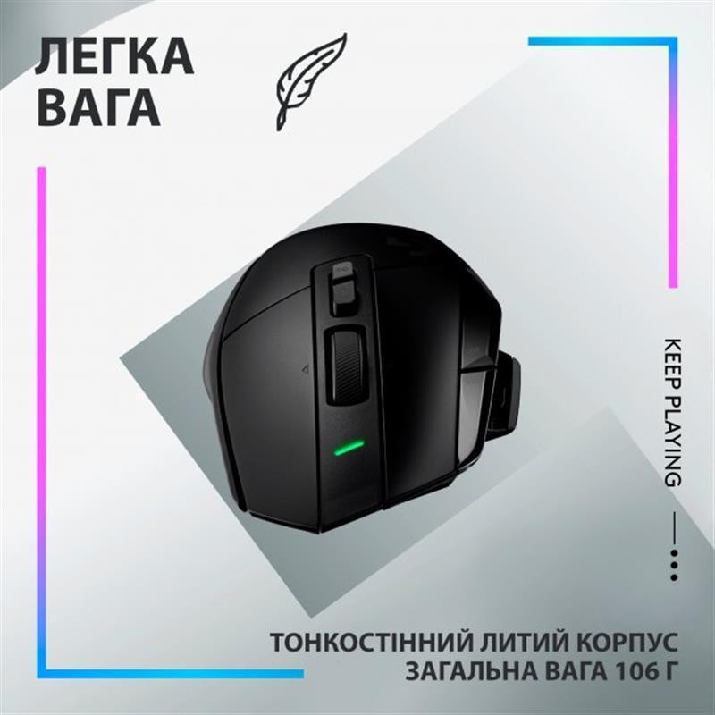 Миша Logitech G502 X Plus Black (910-006162) Чорний Харьков - изображение 9