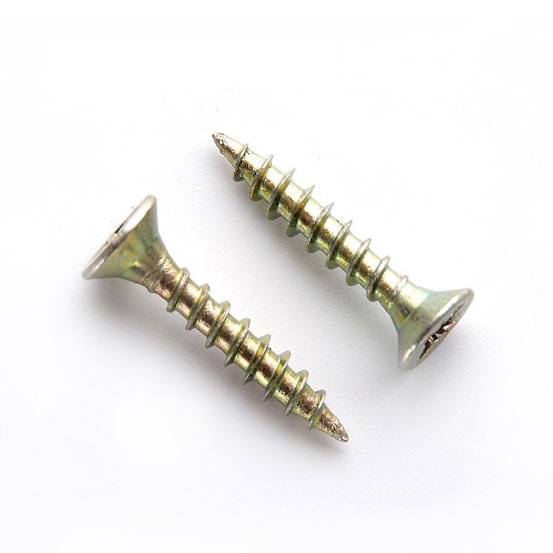 Саморіз універсал. 5,0* 40 з потайною головкою цинк жовтий (пач. 10 шт.) Харків - фото 2