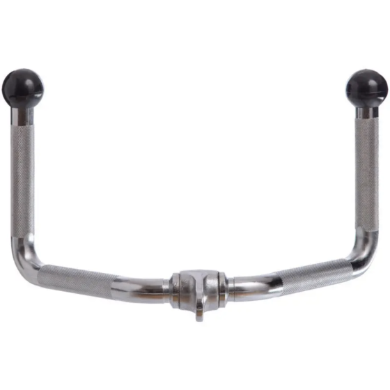 Ручка для нижньої тяги York Fitness Multi-Purpose багатофункціональна з гумовими наконечниками, хром Киев