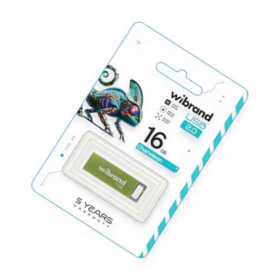 Флешка USB 2.0 16Gb Сhameleon green Wibrand Мукачево