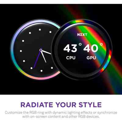 Система жидкостного охлаждения NZXT Kraken Elite RGB 240mm AIO (RL-KR24E-W2) Винница