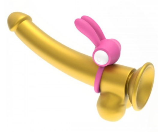 Ерекційне віброкольцо Power Clit Cockring, Pink Sex Aura Київ