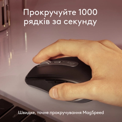 Мышка Logitech MX Anywhere 3S для MAC Wireless Space Grey (910-006947) Винница - изображение 12