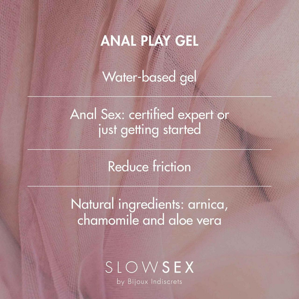 Анальный гель-смазка Bijoux Indiscrets Slow Sex Anal play gel Sex Aura Киев - изображение 4