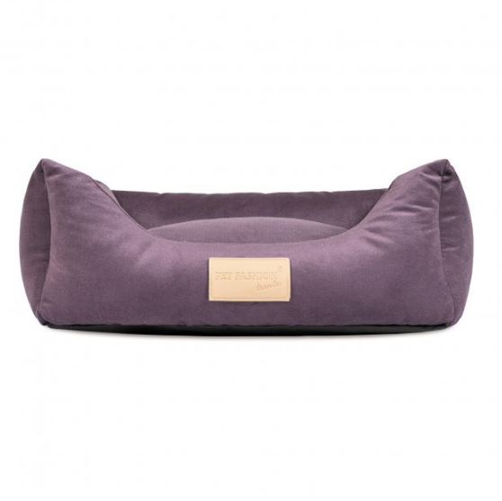 Лежак для котів "Природа" MOLLY №1 (52 х 40 х 17см) Фіолетовий Вінниця - фото 1