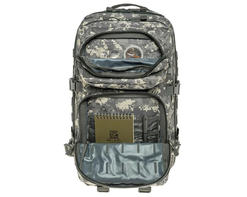 Тактичний рюкзак піксель для військових 36л поліестер водонепроникний з поясом та Molle Львів - фото 2