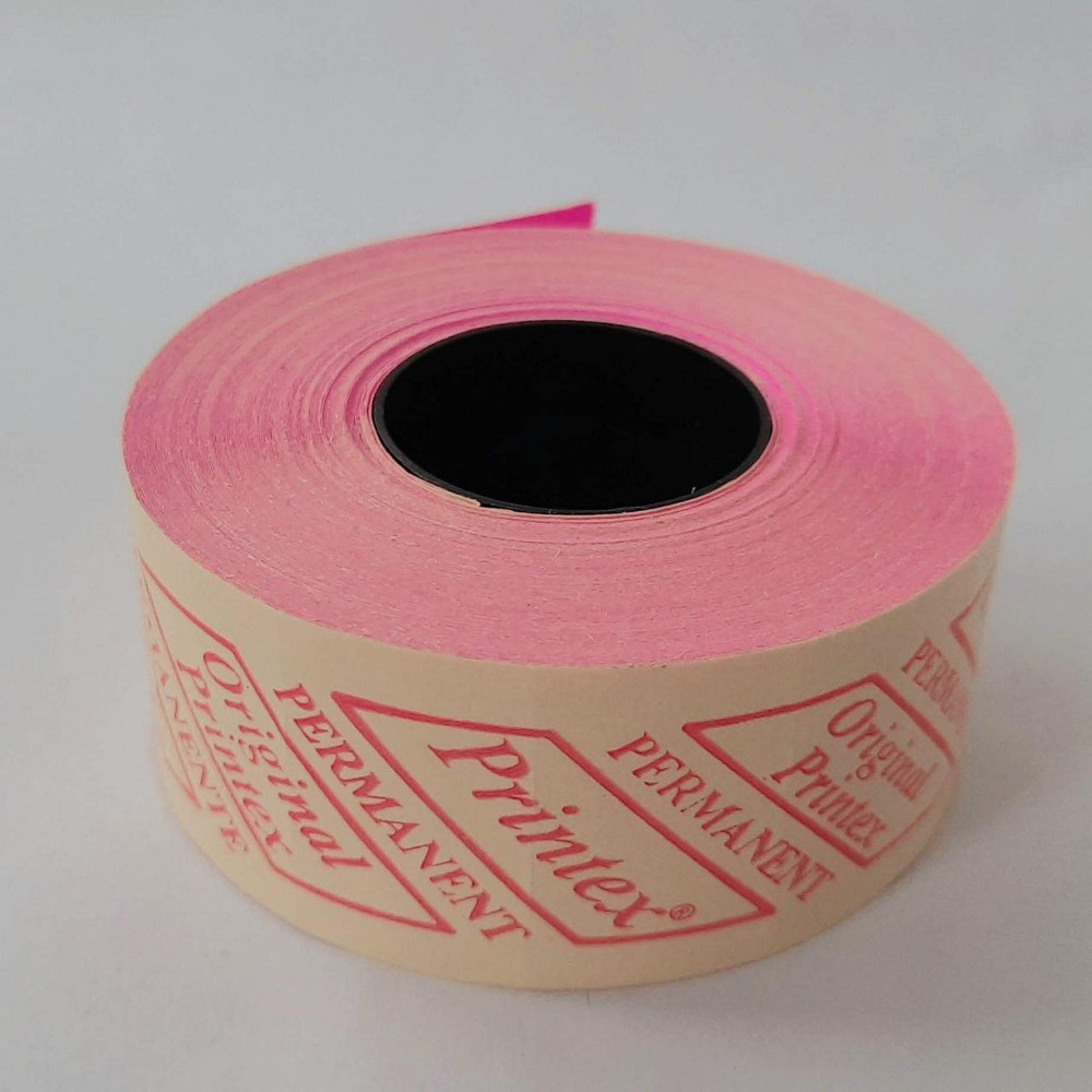 Этикетка (Ценники) под пистолет 26х16 мм, малиновый, 1000 шт Павлоград - изображение 2