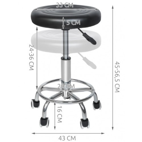 Стілець косметологічний без спинки Київ - фото 2