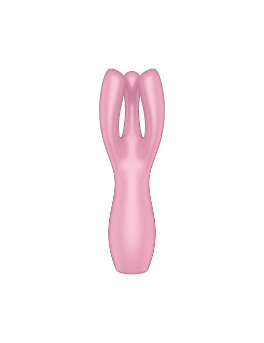Кліторальний вібратор Satisfyer Threesome 3 Pink з трьома пальчиками Sex Aura Київ - фото 3