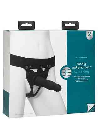 Страпон унісекс Doc Johnson Body Extensions - BE Daring, порожня насадка Sex Aura Київ