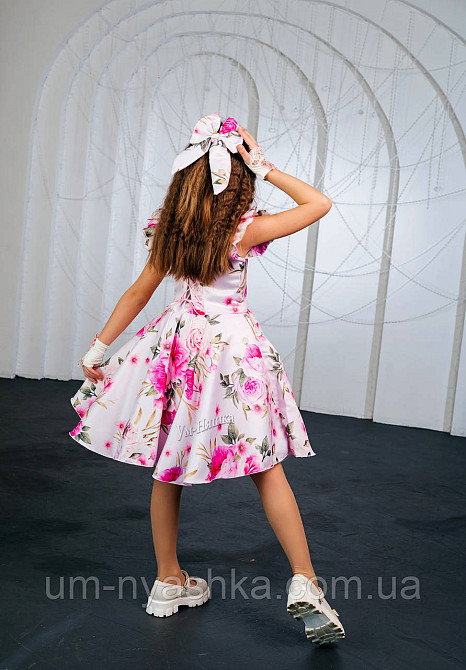 Пишне ошатне плаття з квітковим принтом Кривий Ріг - фото 11