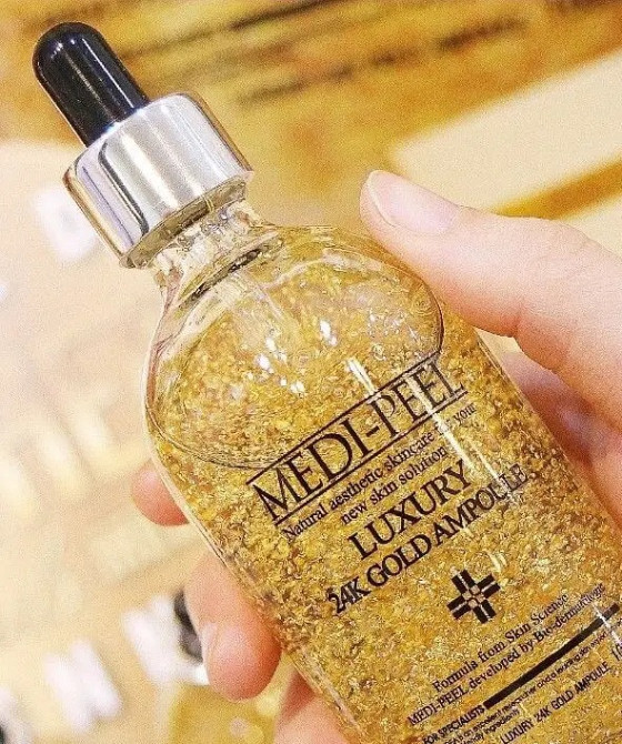 Сироватка для обличчя Luxury 24K Gold Ampoule Medi Peel 100 мл Київ - фото 3