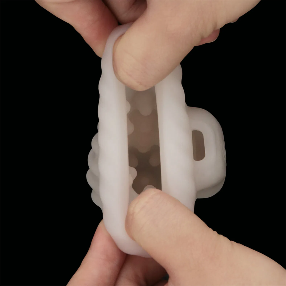 Мастурбатор - Knights Ring Vibrating Dual Purpose Sleeve-Spiral Sex Aura Київ - фото 8