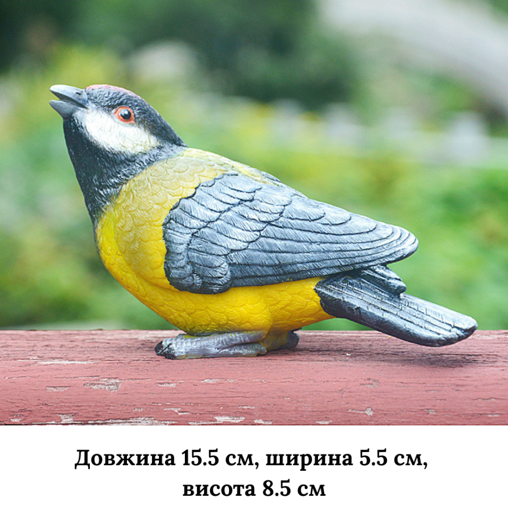 Садові фігурки Пара синичок 15.5 х 8.5 см з полістоуну Одеса - фото 5