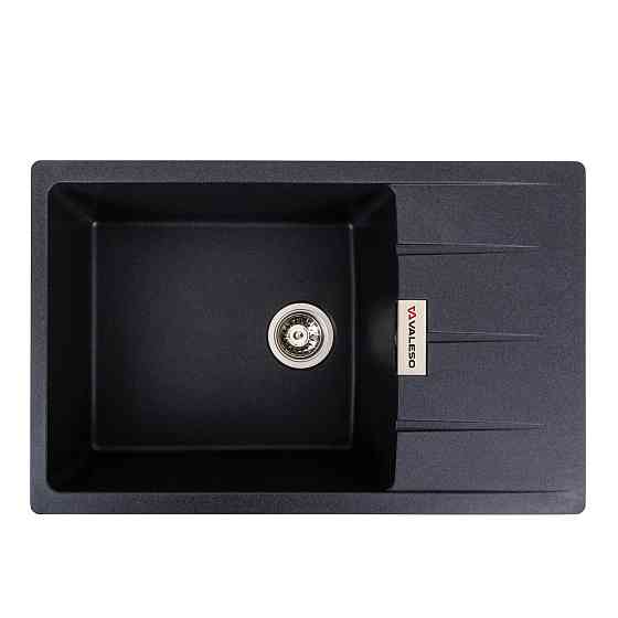 VALESO Гранітна мийка для кухні VALESO 7850 ROMA матовий Карбон Коломия