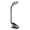 Універсальна акумуляторна LED лампа на кліпсі Baseus Comfort Reading Mini Clip Lamp DGRAD-0G (Темно-сіра)