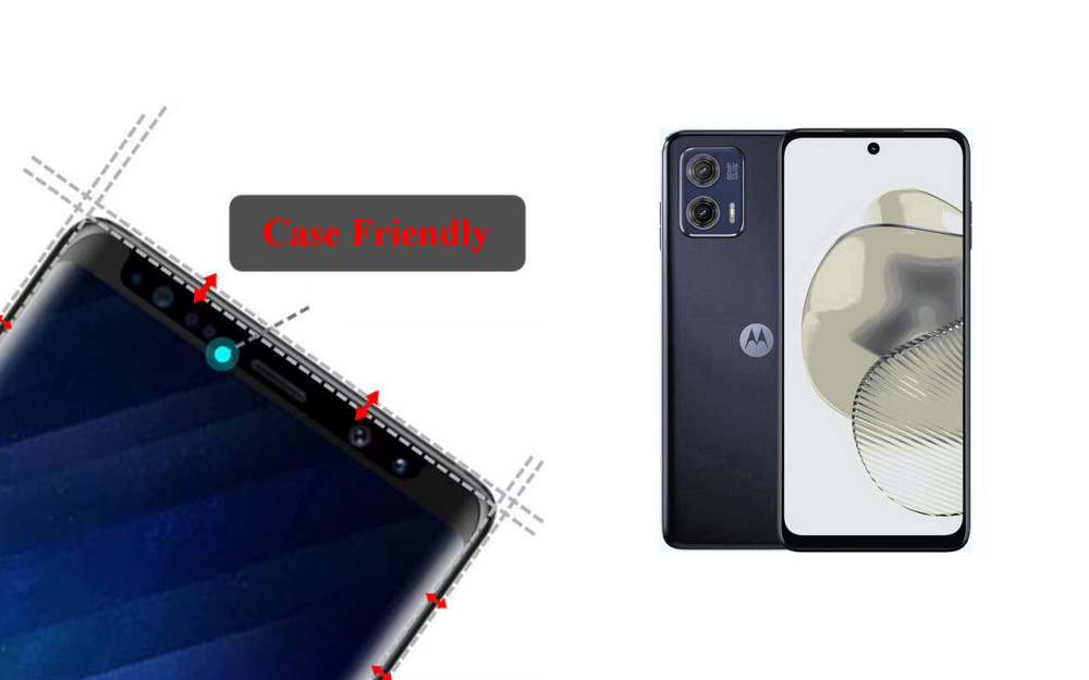 Захисне скло HyperGlass Pro для Motorola Moto G73, Moto G73 5G – максимальна чутливість та захист Київ - фото 4