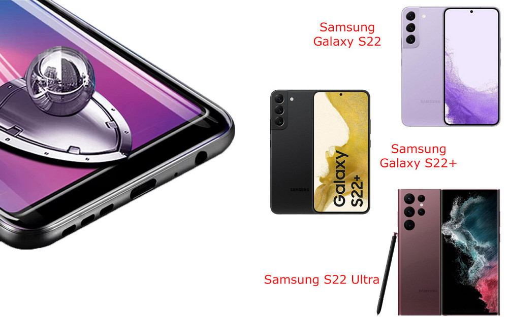 Захисне скло DefenzoGlass для Samsung Galaxy S22, S22+, S22 Ultra – подвійна міцність Київ - фото 1