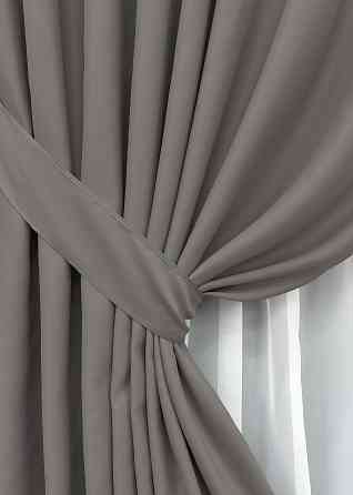 Комплект готовых штор VR-Textil Bagema Rvs № 1893ш Серый 200х290 см 2 шт (32-271) Киев