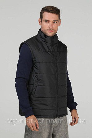 Жилет стьобаний Ray Basic чоловічий утеплений чорний (U0601M-Black) 3XL Київ - фото 3