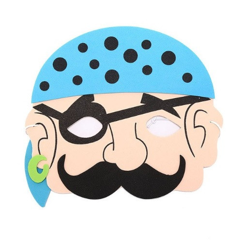 Дитяча маска Пірат one size різнобарвний Київ - фото 1