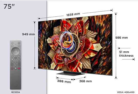 Телевизор TCL 75 C9K Топ Премиум MINI LED в Наличии!!️ Киев