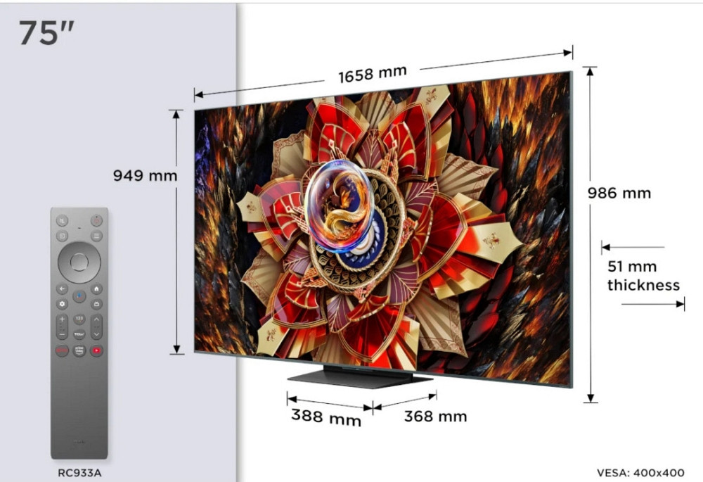 Телевизор TCL 75 C9K Топ Премиум MINI LED в Наличии!!️ Киев - изображение 1