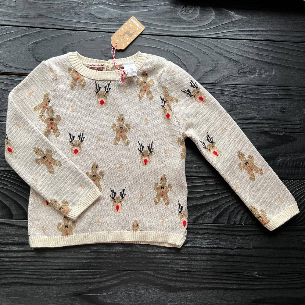 Дитяча Вязана Кофта для Дівчинки LC Waikiki Бєж 2-3роки (92-98см) Київ - фото 2