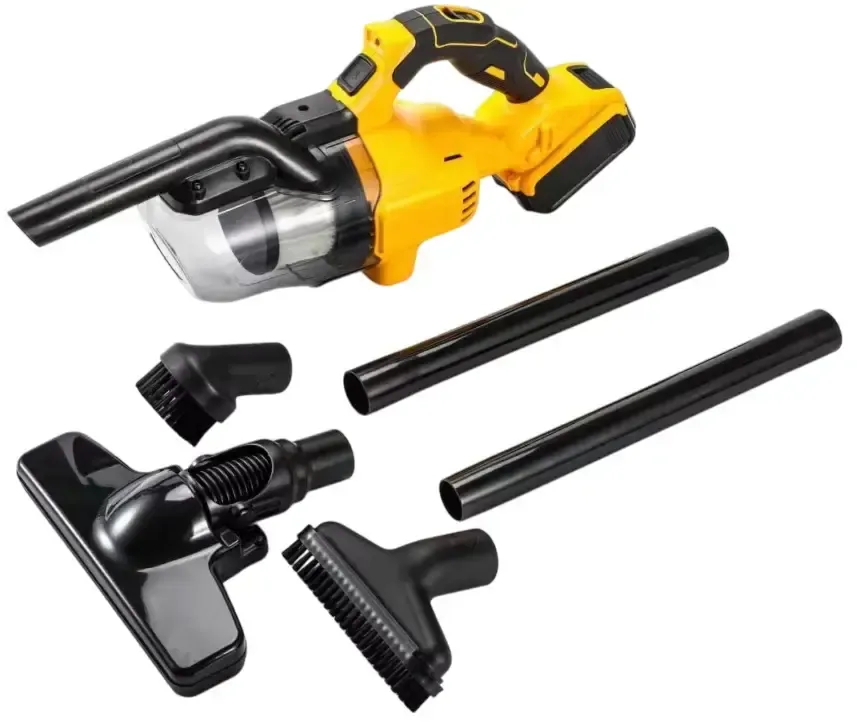 Аккумуляторный пылесос для автомобиля, 5000 мAh, 48V, желтый, 5520, / Портативный пылесос / Пылесос для дома Коломия - фото 6