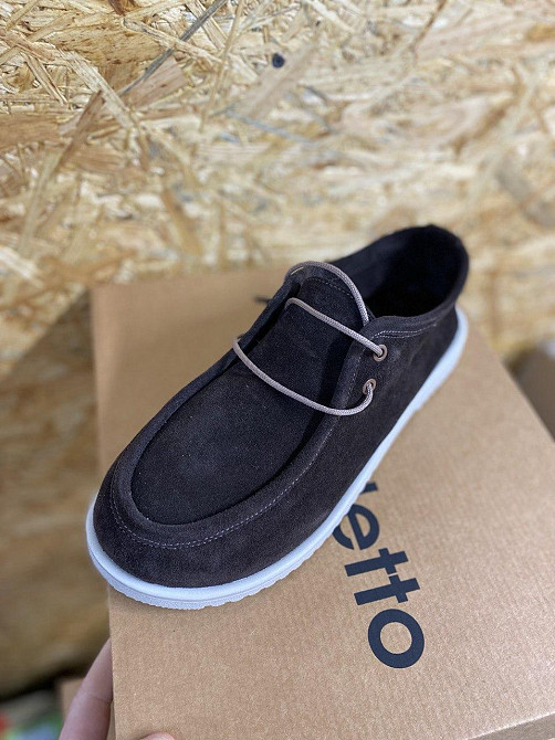 Arcoboletto Тапулі жіночі Arcoboletto 189 коричневі (весна-осінь, замша натуральна) (5824) Коломыя - изображение 1