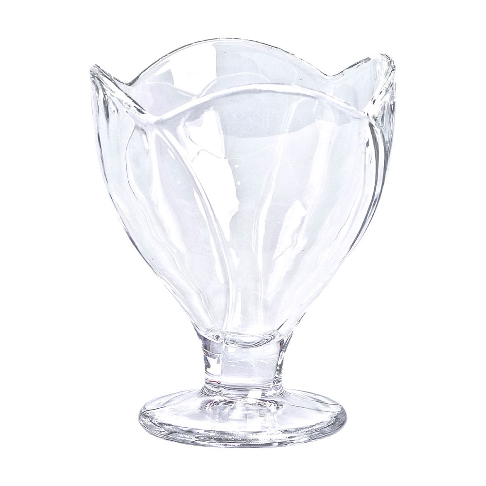 Yiwu Набір креманок на ніжці 6 шт креманки скляні для десертів, морозива, желе набір 180 мл HP- Коломыя - изображение 4