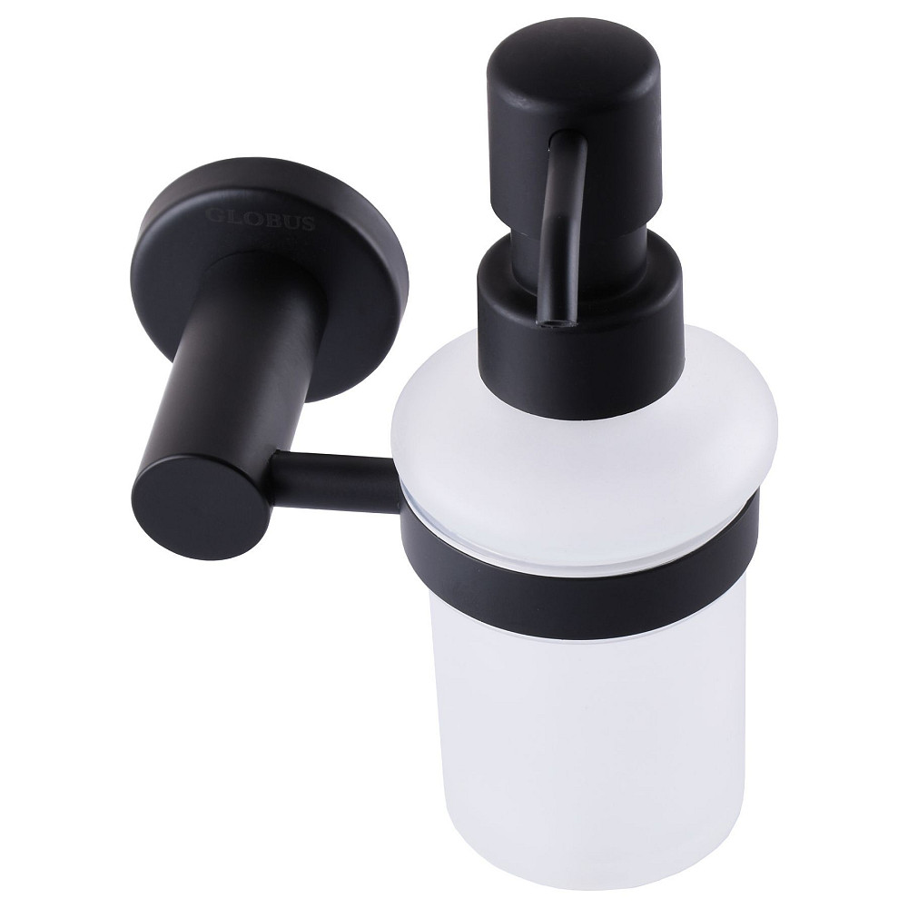 Дозатор рідкого мила Globus Lux BS8433 чорний матовий SUS304 Луцк - изображение 2