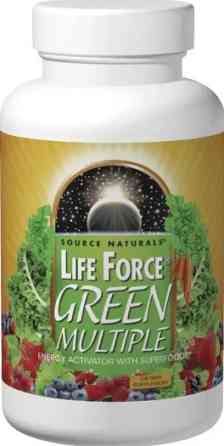 Мультивитаминный комплекс Source Naturals Life Force Green Multiple, 45 таблеток Киев