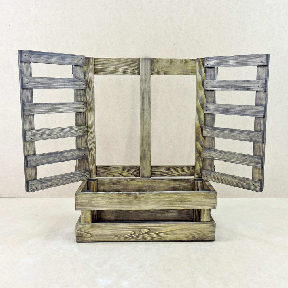 Полиця настінна для квітів "Лімейра" капучино Миколаїв - фото 1